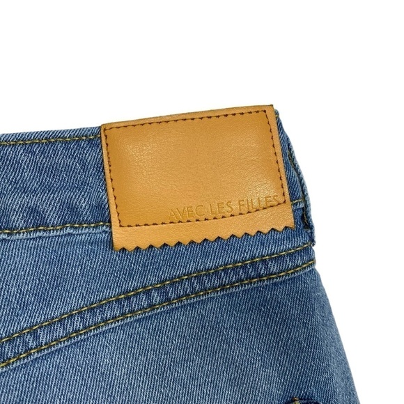 Avec Les Filles Women's High-Rise Cropped Straight Jeans 29 - Picture 9 of 12
